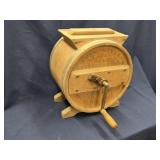 Wood Butter Churn , " New Style White Cedar