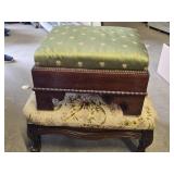 2 Footstools - French Provincial and Period