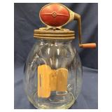 Glass Dazey Churn , No. 8 Glass Dazey Butter Curn