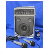 Vintage Karaoke Machine , portable battery and