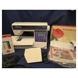 Husqvarna Viking Rose Sewing Machine plus the