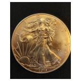 2015 American Silver Eagle Bullion coin.  1 Troy