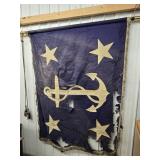 Secretary of the Navy Banner Flag circa 1930 ,