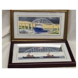 3 Neil Snodgrass Prints , Framed 13.5"ï¿½8" ,