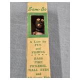 Sam-Bo Novelty Fishing Lure with original box,  "