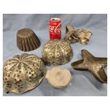 Tin Molds and more - pewter peach ice cream mold,
