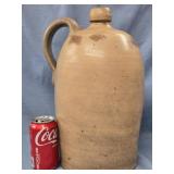 Stoneware Salr glazed 15" Jug , stamped with a 2