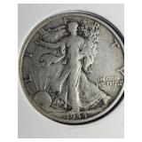 1944 S Walking Liberty half dollar coin.    Look