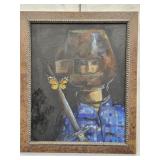 MCM Original Oil Painting on Camvas signed Jedik