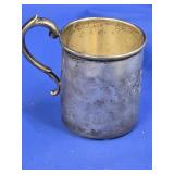Sterling Baby Cup engraved Alice ,  look at