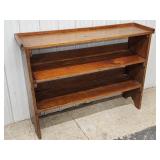 Pine crock bench.  11.5"  Plank Board ends with