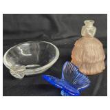 Glass Lot- Steuben Ashtray  hand signed ,