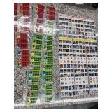 1984 Three sheets of Fleer baseball stamps and 60