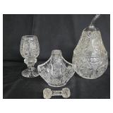Cut Glass Lot - 4 pc