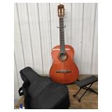 Fender CG-7 Acoustic Guitar with soft case and