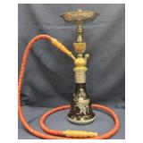 Egyptian Hookah brass metal decorated Pegasus at