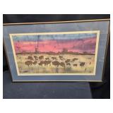 American Bison grazing the Prairie,  Original