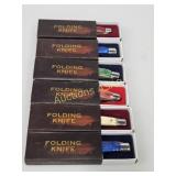 4' Stainless Steel Bone-Handle Pocketknives 6ct