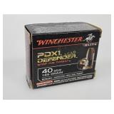 Winchester 40 S&W 165gr JHP 20ct Centerfire Cart.