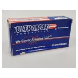 Ultramax 40 S&W 180gr FMJ 50ct Cartridges