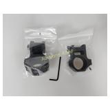 YHM Six Screw 30mm Single Offset Scope Ring Set
