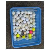 Large tub of Golf Balls, Various Brands
