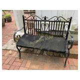 Garden Patio Bench with Cushions