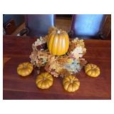 Fall Pumpkin Patch Decorative Table Centerpiece
