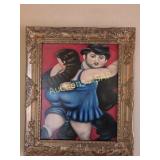 Fernando Botero Variation of 'The Dancers'