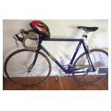 Vintage Trek 1400 14-Speed Road Bicycle w/Helmet