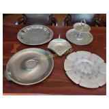 Metal Serving Trays - Flat, Dip & Tiered +