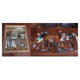Large Silverware & Kitchen Utensil Assortment
