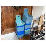 Group of Plastic Lab Trays