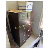 2 Four Drawer File Cabinets