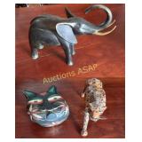 Animal Sculptures - Cat, Cheetah, Elephant