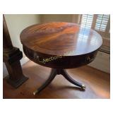 Regency Mahoghany Drum Table - Library or Parlor