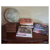 Lot of Books on World Travel and Cuisine