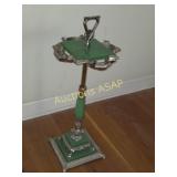 Vintage Art Deco Jadeite Smoking Stand