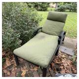 Deck Patio Metal Lounge Chair with Cushion