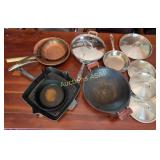 Cookware Pans - Cast-Iron, Copper, All-Clad, Wok +