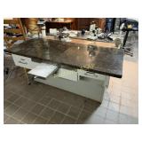 Dental Lab Table w/Marble Tops and Vacuum Exhaust