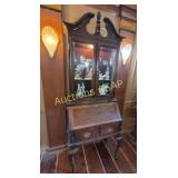 Vintage Victorian Style Mahoghany Secretary Desk