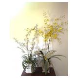 Artificial Potted Plants (2) Home Decor