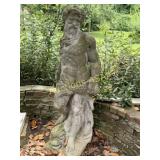 Concrete Greek Garden Statue Neptune