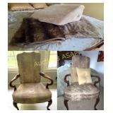 Upholstered Accent Armchairs, Pillows & Blankets
