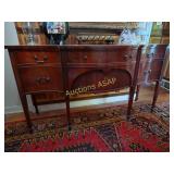 Vintage Hepplewhite Style Sideboard Table