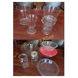 Glass Bowls Jars & Vase Centerpieces