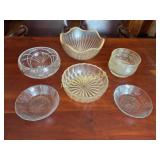 Decorative Glass Serving Bowls