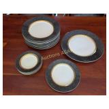Retroneau Fine China Imperial Collection in Gray