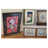 Framed Prints - Florals in Paints & Watercolor